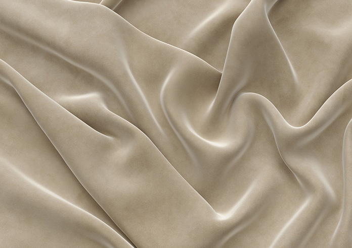 Odessa Velvet, Putty - Twist&Fit Roman Blind - Image 4